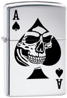 ZIPPO 60005772 250-086160 Ace of Spade Skull - Zippo/Zippo Lighters