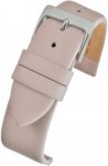 W116 Light Pink Calf Leather Watch Strap Matt Finish with Nubuck Lining