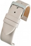 W118 Cream Calf Leather Watch Strap Matt Finish with Nubuck Lining