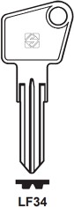 IKS: SILCA = LF34 - Keys/Cylinder Keys- Specialist