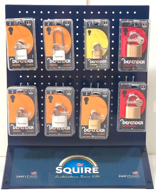***Squire Stand Deal 2 (includes 24 padlocks) - Locks & Security Products/Merchandiser Displays