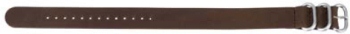 ZUL5 Brown Zulu Leather Watch Strap - Watch Straps/Military & Nato Straps