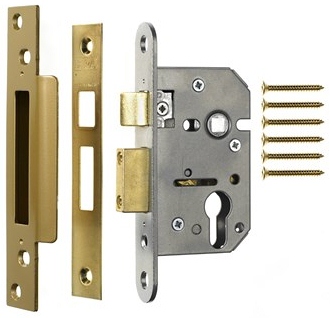 226-31 - ERA VISCOUNT EURO CYLINDER SASHLOCK CASE 2.5 PB - BOXED - Locks & Security Products/Mortice Locks
