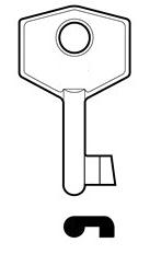 Hook 5437 WL088 UAP WINDOW RESTRICTOR KEY - Keys/Tubular Keys