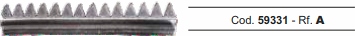 Rubber Welting Black 59331 Ref A - per metre - Shoe Repair Materials/Welting