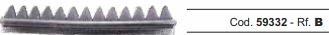 Rubber Welting Black 59332 Ref B - per metre - Shoe Repair Materials/Welting