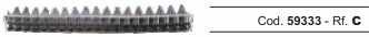 Rubber Welting Black 59333 Ref C - per metre - Shoe Repair Materials/Welting