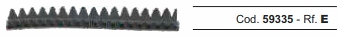 Rubber Welting Black 59335 Ref E - per metre - Shoe Repair Materials/Welting