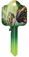 Hook 3750 F711 - MYTHICAL CREATURES SUNSHINE TOADSTOOD FAIRIES UL2 KEY BLANK