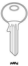 Hook 6099 JMA BRN-3D X2 Series Edge Cut Pass Key H0741 (sub hook 4386) - Keys/Dimple Keys