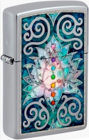 Zippo 48592 60006541 Lotus Flower Design - Zippo/Zippo Lighters