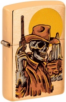 Zippo 48519 60006579 Wild West Skeleton Design - Zippo/Zippo Lighters