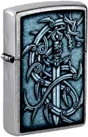 **Zippo 48365 60006396 Medieval Mythological Design - Zippo/Zippo Lighters