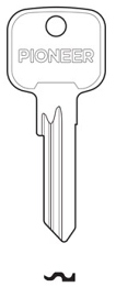 hOOK 3701 XGC160 - KB021 AVOCET PIONEER 1 STAR CYLINDER KEY