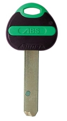 XHV091 - DAABSKBRG3 AVOCET ABS ULTIMATE POS3 KEY BLANK GREEN