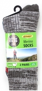 Grisport Merino Wool Socks ( 2 pair pack) - Leather Goods & Bags/Gloves & Socks
