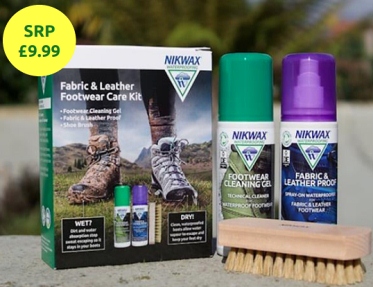 NikWax Fabric & Leather Footwear Care Kit - Shoe Care Products/Nikwax