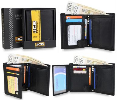 JCBNC54 JCB Leather Wallet