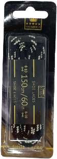 Sovereign Trekking Laces 150cm Black/Beige Blister Pack (10 pair)