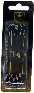 Sovereign Trekking Laces 150cm Navy Blue/Beige Blister Pack (10 pair) - Sovereign Shoe Care/Laces