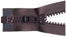 VSO86K Brown Open End Heavy Nylon Zips No8 Moulded Square Teeth - Zips/Nylon Heavy Open End