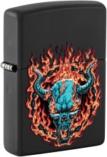 Zippo 46113 218 Burning Devil Design 60007048 - Zippo/Zippo Lighters New for 2024