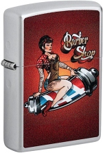 Zippo 46073 205 Barber Shop Pin-up Design 60007026