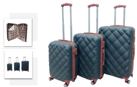 ***JB2070 Set of 3 Luggage Dimensions: 29 / 25 / 20 - Leather Goods & Bags/Luggage
