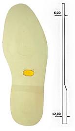 Vibram 2303 Deck Unit Cloud (White) - Shoe Repair Materials/Units & Full Soles