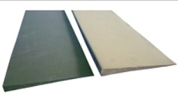****Wedge Profile EVA 100cm x 30cm sheets (pack of 3 1 each Black Brown & White) - Shoe Repair Materials/Sheeting