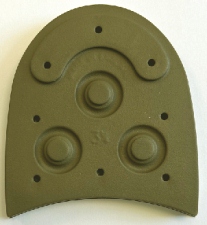Dainite Studded Tops 10mm Olive Green (pair) - Shoe Repair Materials/Heels-Mens