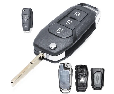 Hook 4528 KMS703 Ford 3 button Flip remote case 3D = FORC7 - Keys/Remote Fobs
