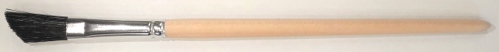 Angled black bristle ink brush AB185 - Shoe Repair Products/Tools