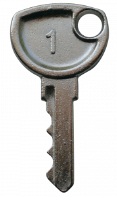 Hook 4532 TROJAN Window Key To Suit Tilt Before Turn Espag Handles L239377 - Keys/Window Lock Keys