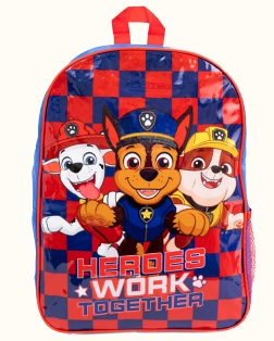 24687 Paw Patrol Heroes Work Together Kids Backpack Bag - Leather Goods & Bags/Holdalls & Bags