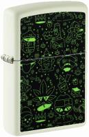Zippo 46649 60007390 49193 Doodle Cannabis Design - Zippo/Zippo Lighters New for 2025