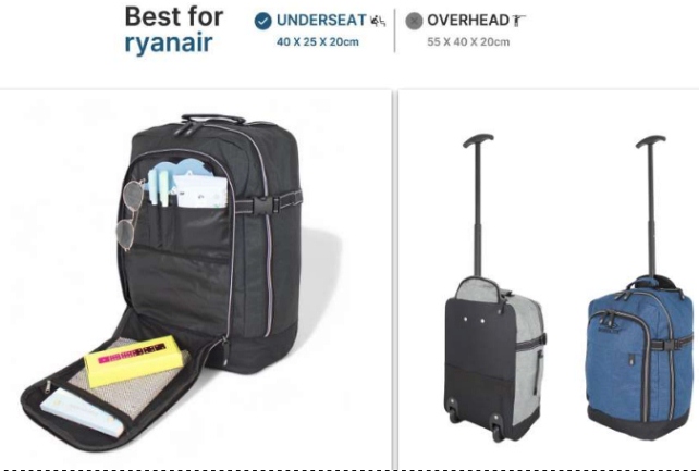 *****JBTB95 Trolley Case 40cm x 20cm x 25cm - Leather Goods & Bags/Luggage
