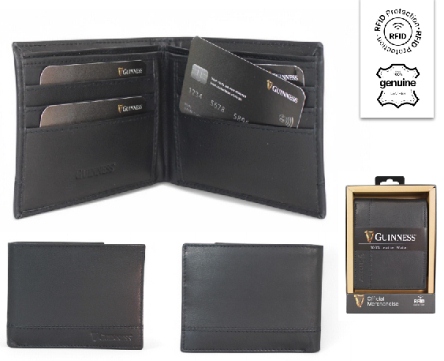 *******JBGN W02 Guinness Leather Wallet RIFD Protected - Leather Goods & Bags/Wallets & Small Leather Goods
