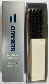 *****Sebago Suede & Nubuck Block & Brush Kit - Tarrago Shoe Care/Leather Care