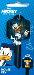******Hook 4555 F790 DONALD DUCK VINTAGE RETRO LICENSED UL2 KEY BLANK - Keys/Licenced Fun Keys