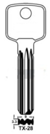Hook 4558 JMA TX-28 NEW ULTION A - Keys/Dimple Keys