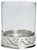 500/1 Celtic Single Whisky Glass with Pewter Base ( In Presentation Box) - Engravable & Gifts/Gifts