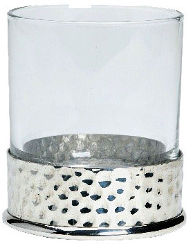 501/1 Hammered Single Whisky Glass with Pewter Base ( In Presentation Box)