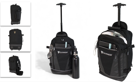 *******JBGN L01 Guinness Cabin Bag on Wheels 40 x20 x25 cm - Leather Goods & Bags/Luggage