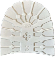 Svig 236 Trapper 8mm Heels White Size 4 - 3./12 (pair) - Shoe Repair Materials/Heels-Mens