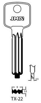 Hook 4160 Brissant Ultion X7 WXM JMA TX-22 - Keys/Dimple Keys