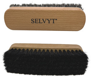 Selvyt Medium Deluxe Horse Hair Brush 16cm - Shoe Care Products/Shoe Brushes
