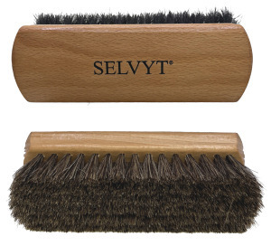 Selvyt Extra Large Deluxe Horse Hair Brush 17cm - Shoe Care Products/Shoe Brushes