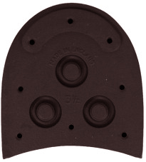 Dainite Studded Thick Heels 20mm Brown - Shoe Repair Materials/Units & Full Soles