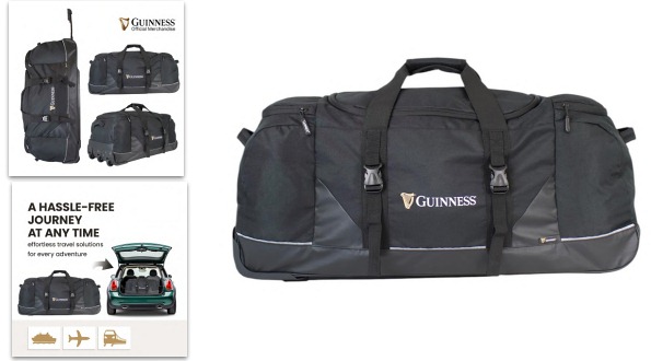 ********JBGN L06 - GUINNESS WHEELED LUGGAGE 77 x 35 x 33 cm - Leather Goods & Bags/Luggage